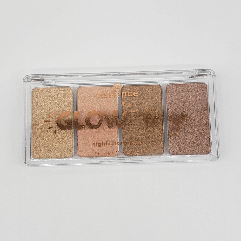 Essence Glow To Go Radiant Fresh 10 Sunkissed Glow Highlighter Palette